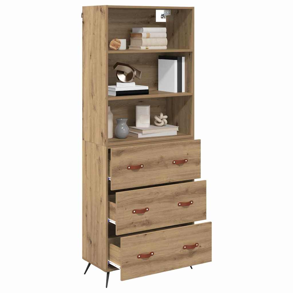 Highboard Artisan Oak 69.5 x 34 x 180 cm Engineered Wood