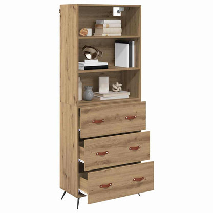 Highboard Artisan Oak 69.5 x 34 x 180 cm Engineered Wood