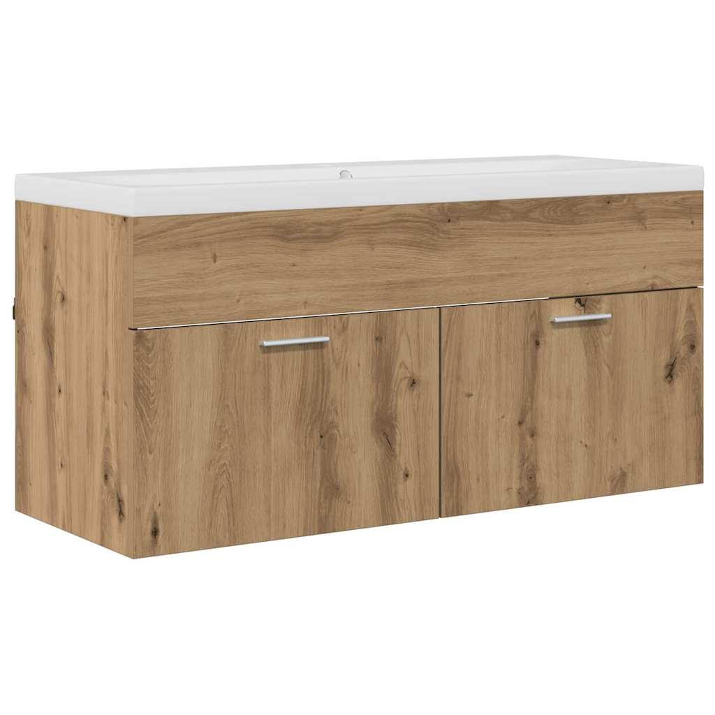 Bathroom Cabinet Artisan Oak 100 x 38.5 x 46 cm Engineered Wood