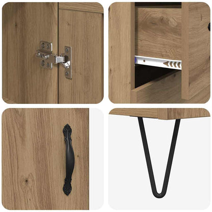 Highboard Artisan Oak 69.5 x 34 x 180 cm Engineered Wood