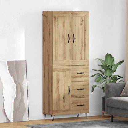 Highboard Artisan Oak 69.5 x 34 x 180 cm Engineered Wood