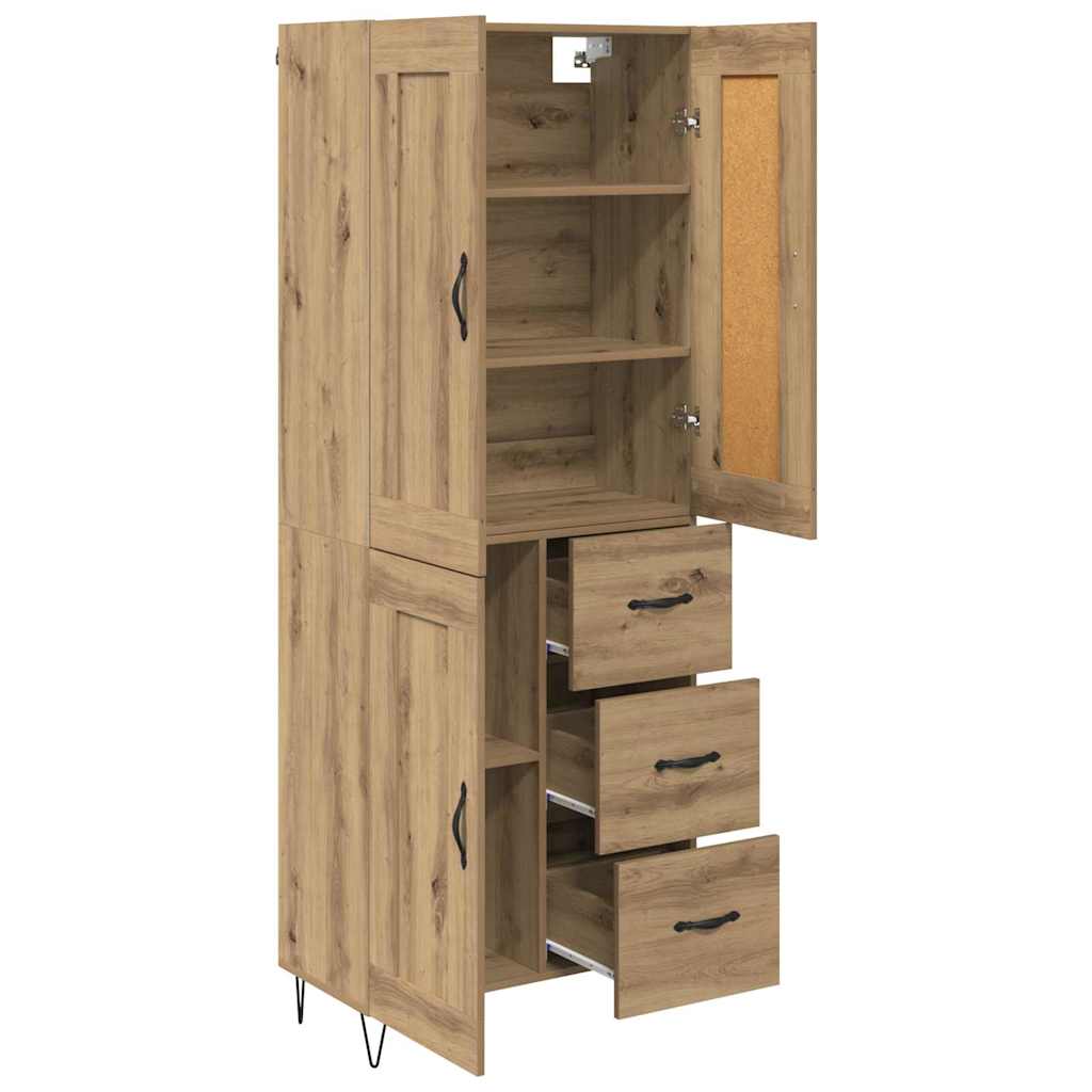 Highboard Artisan Oak 69.5 x 34 x 180 cm Engineered Wood