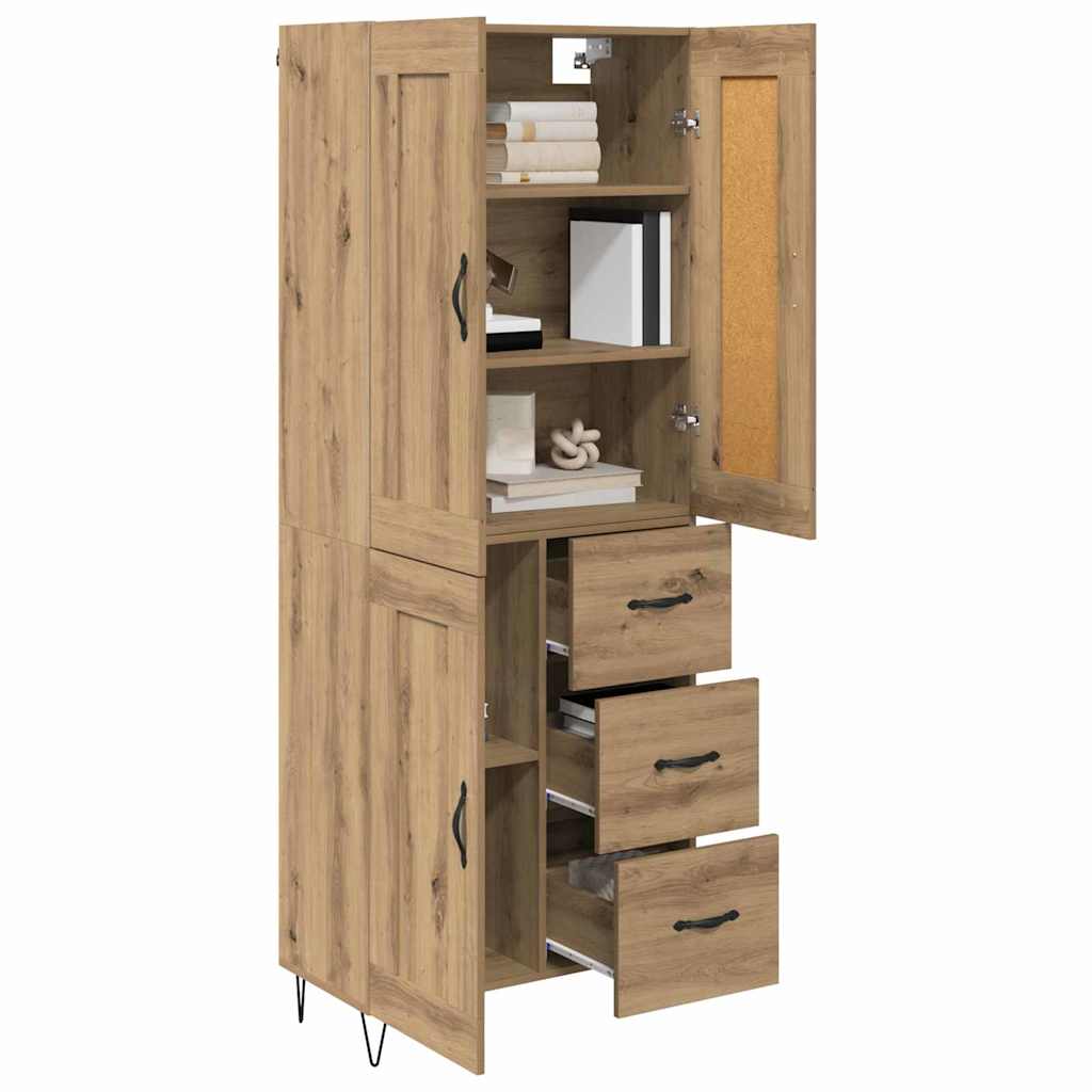 Highboard Artisan Oak 69.5 x 34 x 180 cm Engineered Wood