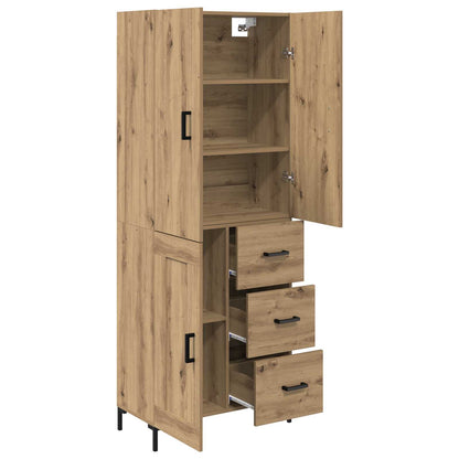 Highboard Artisan Oak 69.5 x 34 x 180 cm Engineered Wood