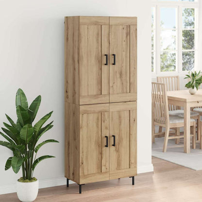 Highboard 2 pcs Artisan Oak 69.5 x 34 x 180 cm Engineered Wood