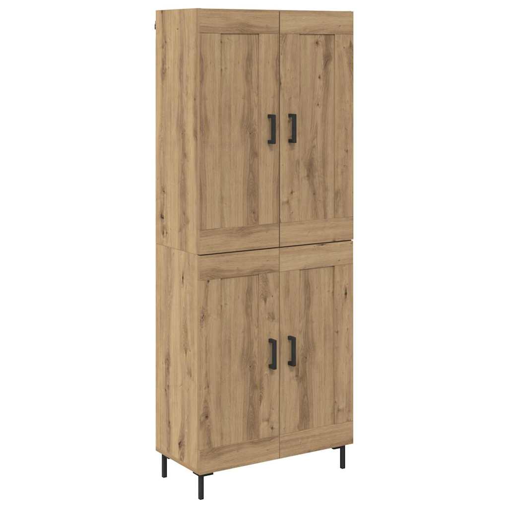 Highboard 2 pcs Artisan Oak 69.5 x 34 x 180 cm Engineered Wood