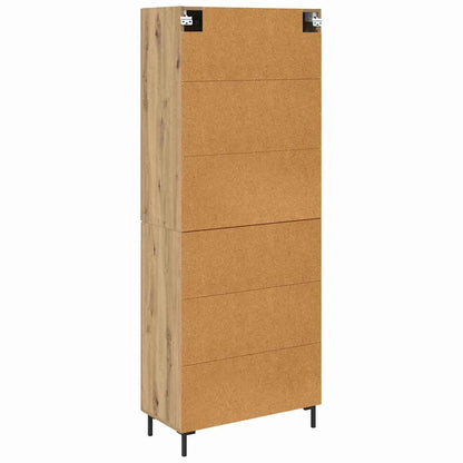 Highboard 2 pcs Artisan Oak 69.5 x 34 x 180 cm Engineered Wood