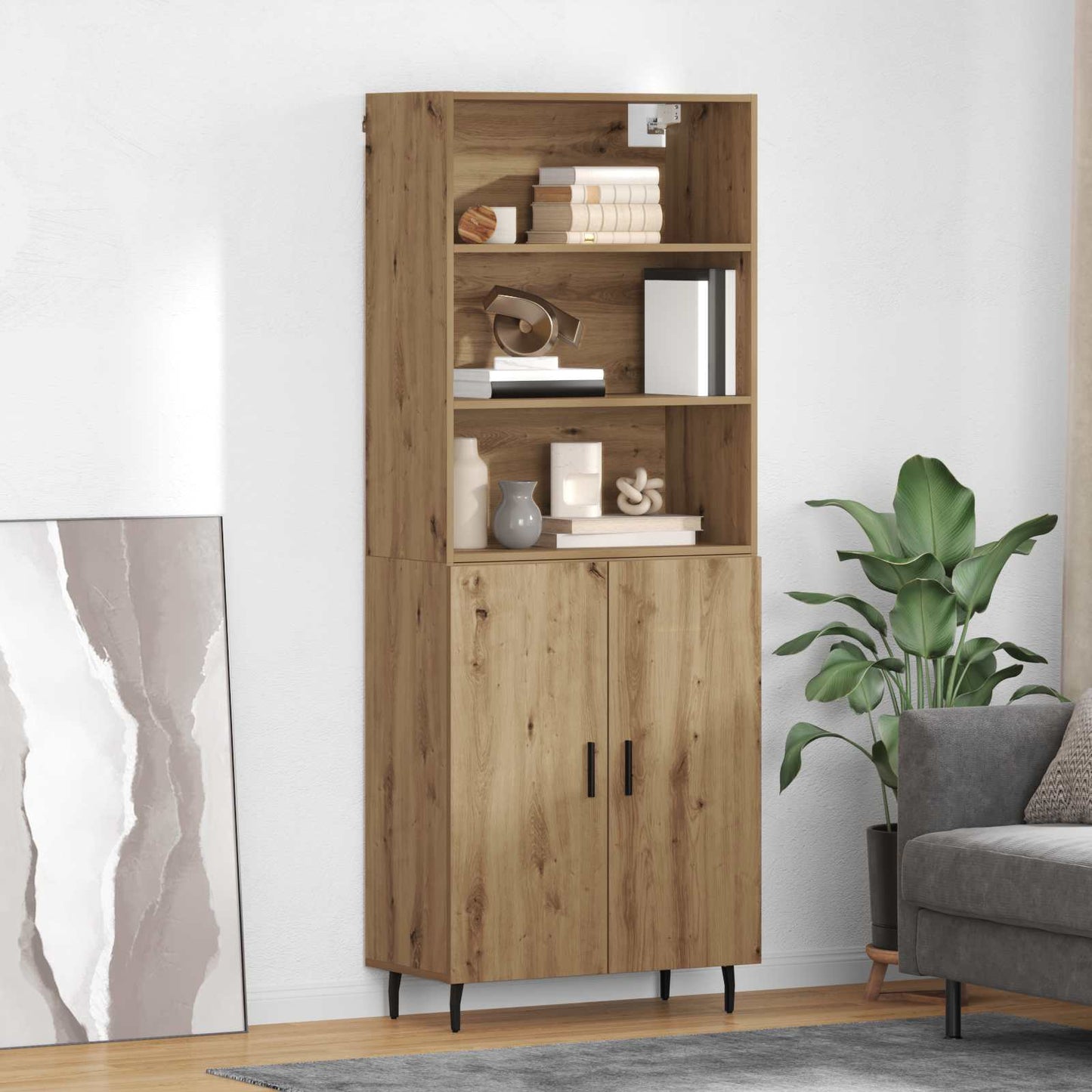 Highboard Artisan Oak 69.5 x 34 x 180 cm