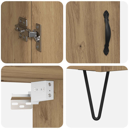 Highboard Artisan Oak 69.5 x 34 x 180 cm Engineered Wood