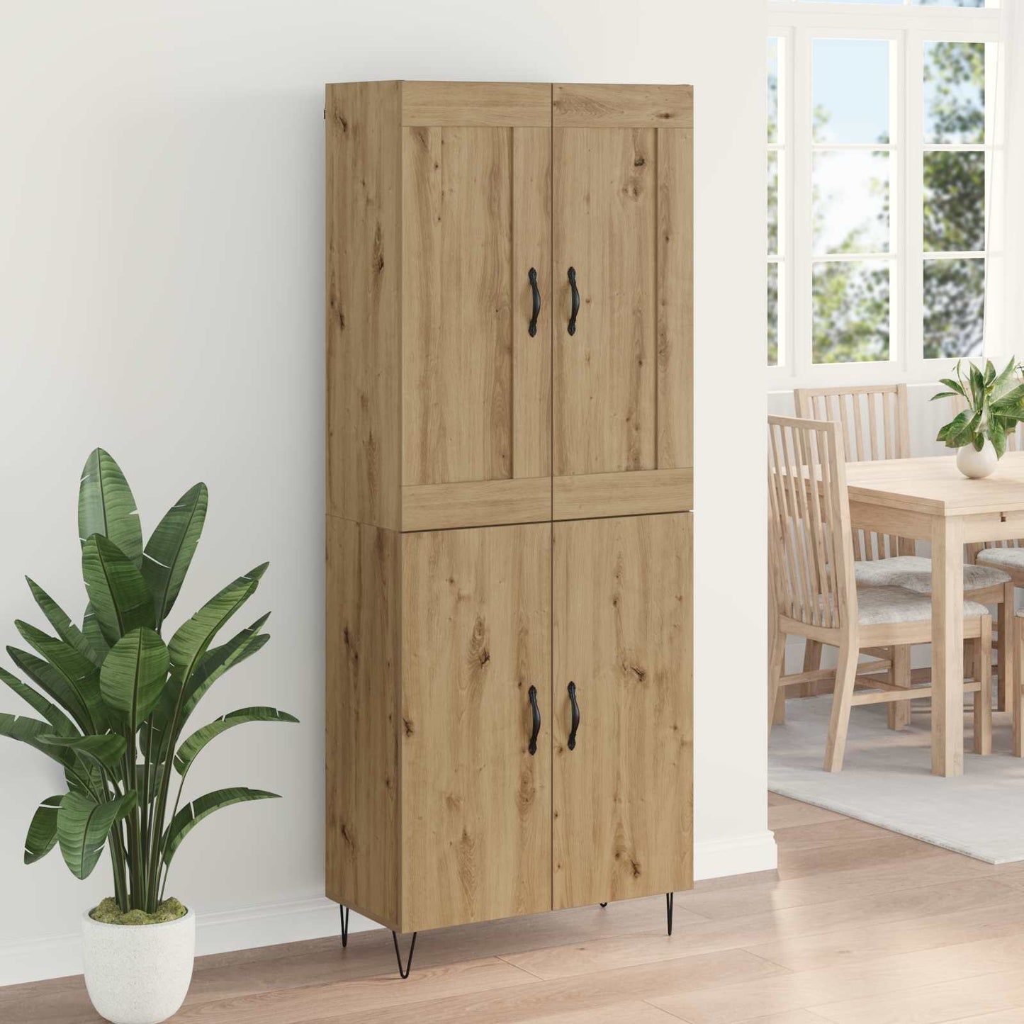 Highboard Artisan Oak 69.5 x 34 x 180 cm Engineered Wood