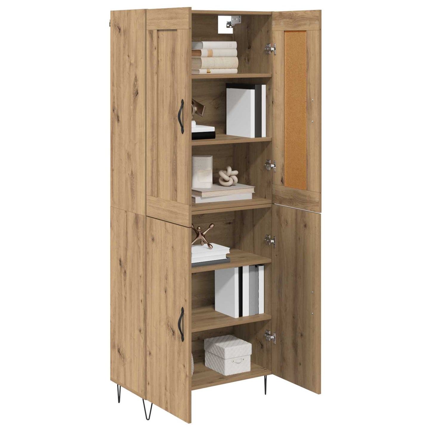Highboard Artisan Oak 69.5 x 34 x 180 cm Engineered Wood