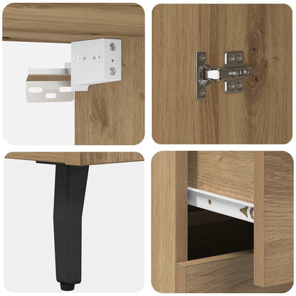 Highboard with Drawer Artisan Oak 69.5 x 34 x 180 cm