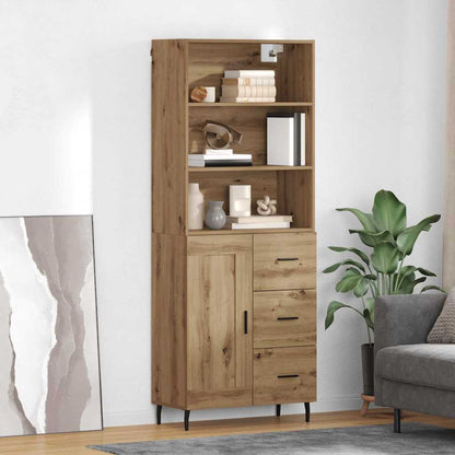 Highboard with Drawer Artisan Oak 69.5 x 34 x 180 cm