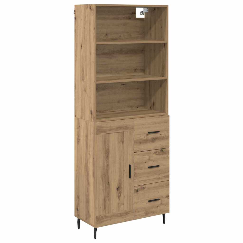 Highboard with Drawer Artisan Oak 69.5 x 34 x 180 cm