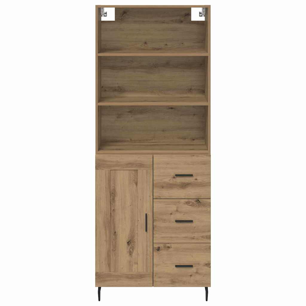 Highboard with Drawer Artisan Oak 69.5 x 34 x 180 cm