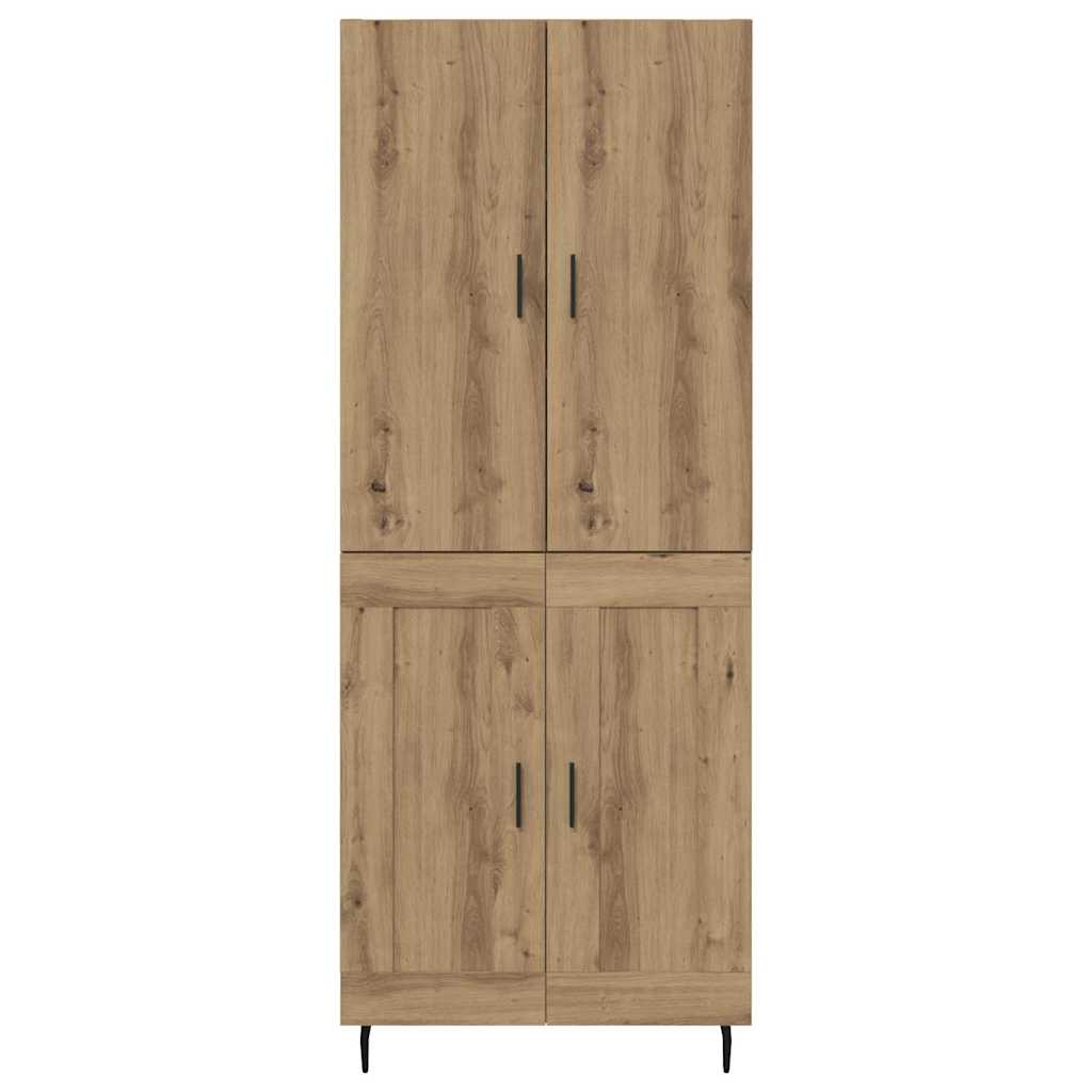 Highboard 2 pcs Artisan Oak 69.5 x 34 x 180 cm Engineered Wood