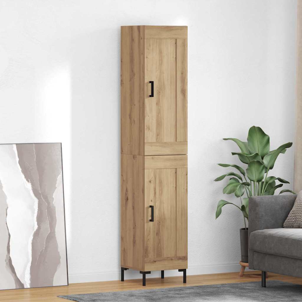 Highboard Artisan Oak 34.5 x 34 x 180 cm Engineered Wood