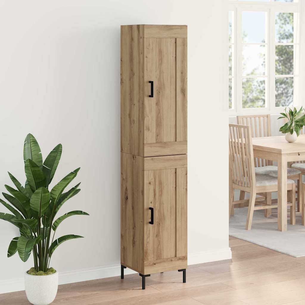 Highboard Artisan Oak 34.5 x 34 x 180 cm Engineered Wood