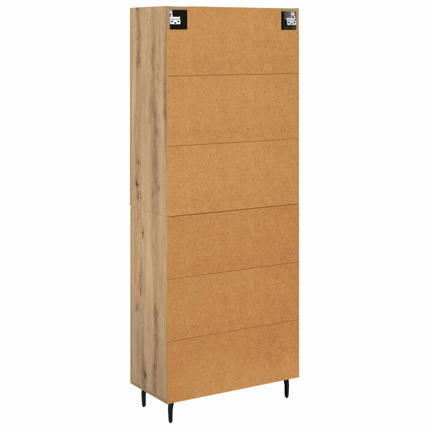 Highboard 2 pcs Artisan Oak 69.5 x 34 x 180 cm Engineered Wood