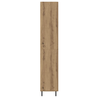 Highboard 2 pcs Artisan Oak 69.5 x 34 x 180 cm Engineered Wood