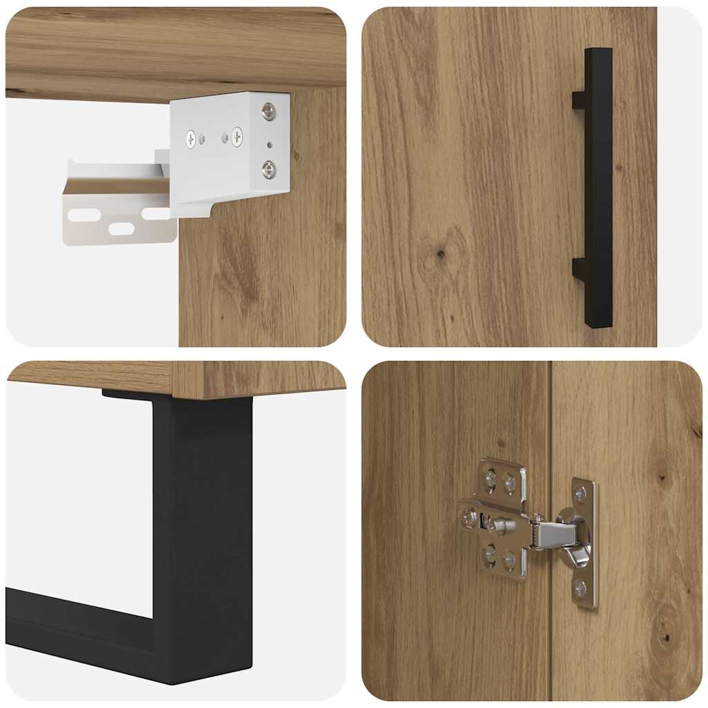 Highboard Artisan Oak 69.5 x 34 x 180 cm Engineered Wood