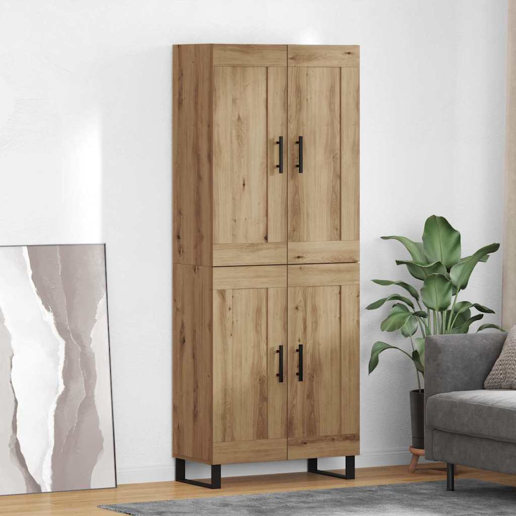Highboard Artisan Oak 69.5 x 34 x 180 cm Engineered Wood