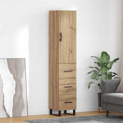 Highboard Artisan Oak 34.5 x 34 x 180 cm Engineered Wood