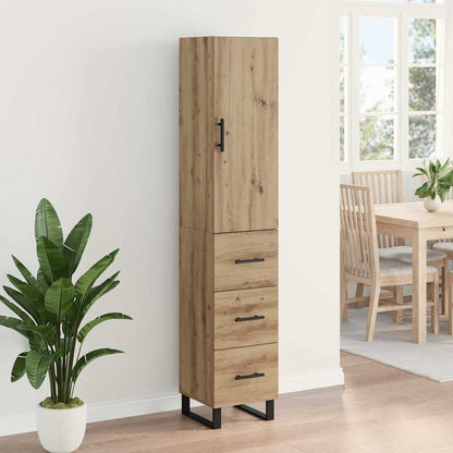 Highboard Artisan Oak 34.5 x 34 x 180 cm Engineered Wood