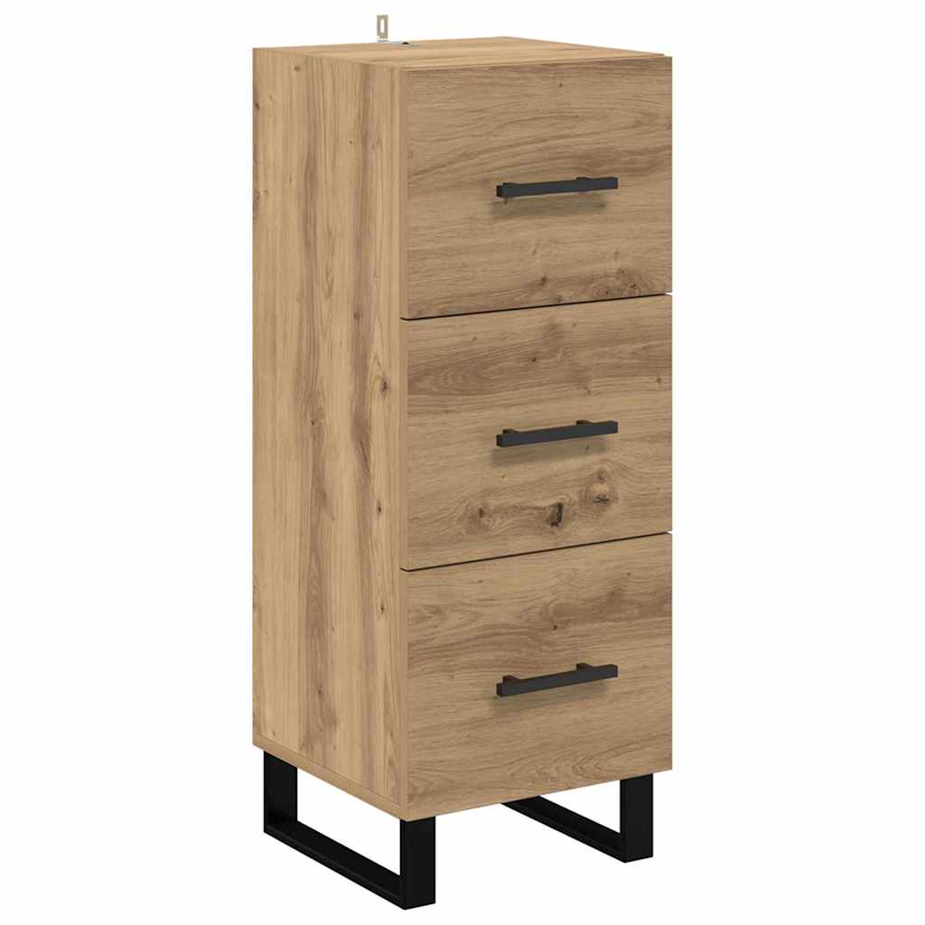 Highboard Artisan Oak 34.5 x 34 x 180 cm Engineered Wood