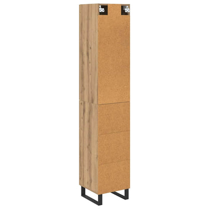 Highboard Artisan Oak 34.5 x 34 x 180 cm Engineered Wood