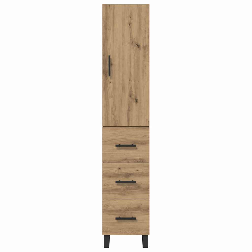 Highboard Artisan Oak 34.5 x 34 x 180 cm Engineered Wood