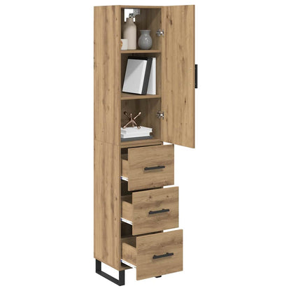 Highboard Artisan Oak 34.5 x 34 x 180 cm Engineered Wood