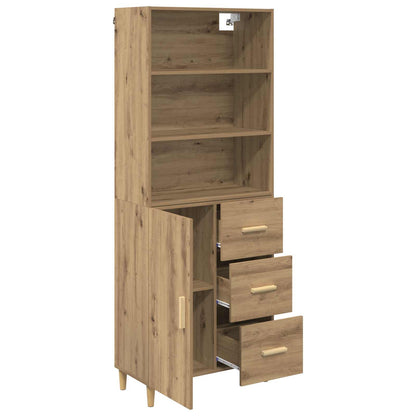 Highboard Artisan Oak 69.5 x 32.5 x 180 cm Engineered Wood