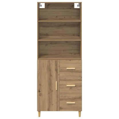 Highboard Artisan Oak 69.5 x 32.5 x 180 cm Engineered Wood