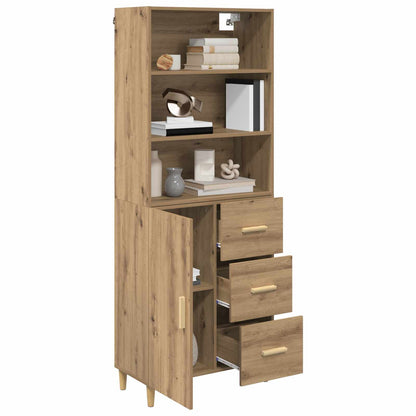Highboard Artisan Oak 69.5 x 32.5 x 180 cm Engineered Wood