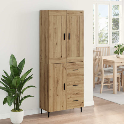 Highboard 2 pcs Artisan Oak 69.5 x 34 x 180 cm Engineered Wood