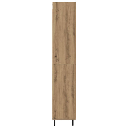 Highboard 2 pcs Artisan Oak 69.5 x 34 x 180 cm Engineered Wood