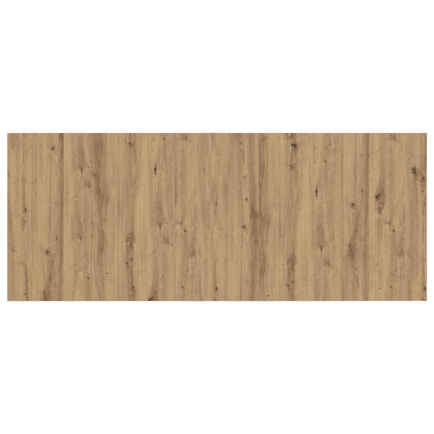 Headboard with Cabinet 3 pcs Artisan Oak Engineered Wood