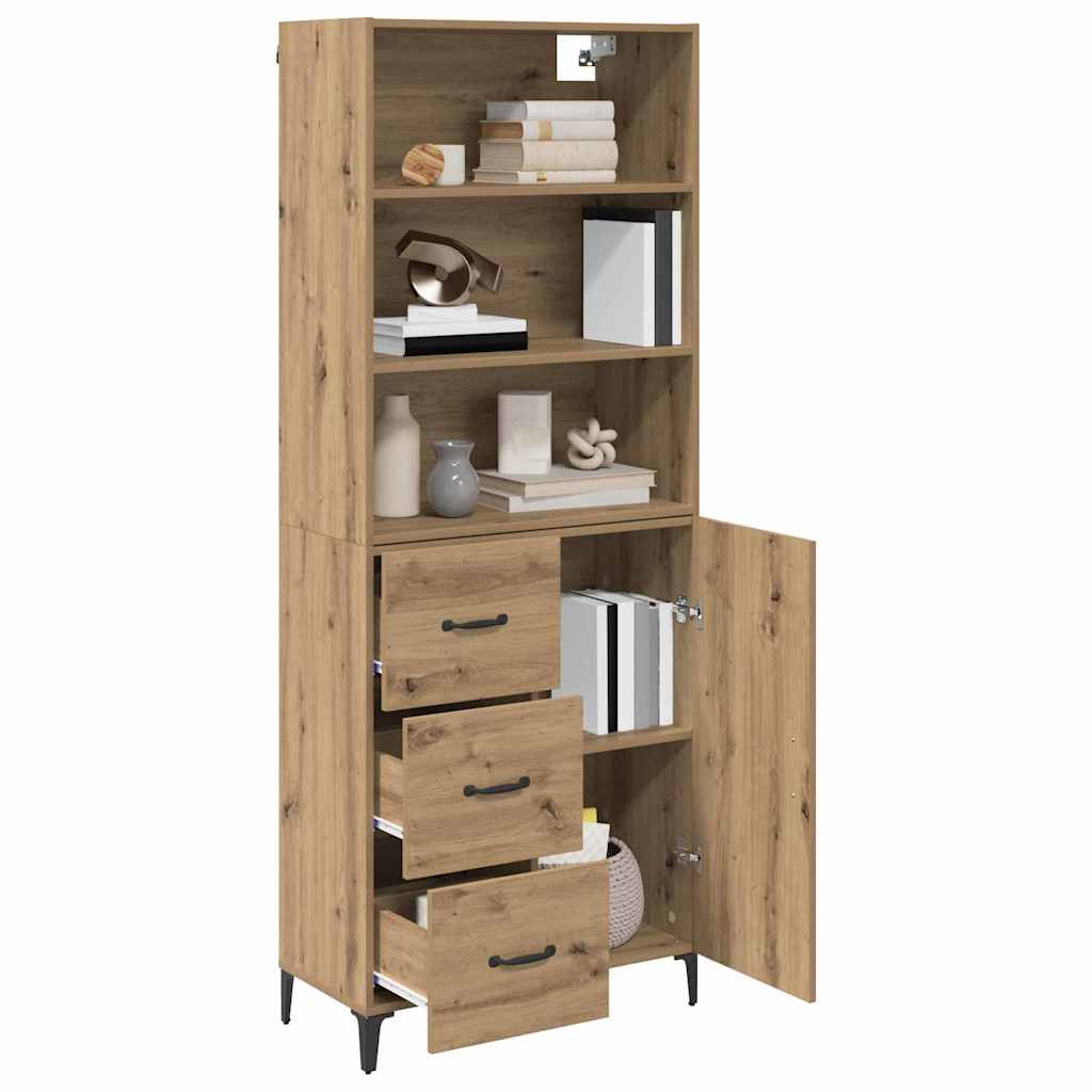 Highboard Artisan Oak 69.5 x 34 x 180 cm Engineered Wood