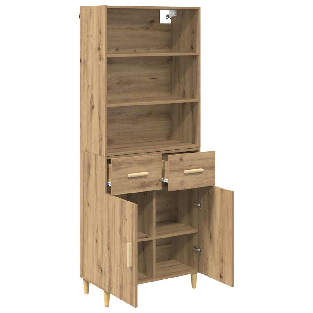Highboard Artisan Oak 69.5 x 34 x 180 cm Engineered Wood