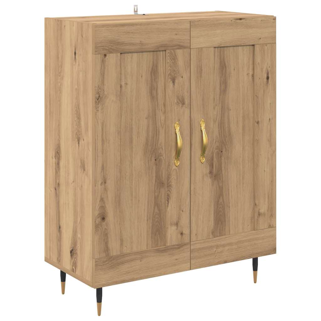 Highboard 2 pcs Artisan Oak Engineered Wood