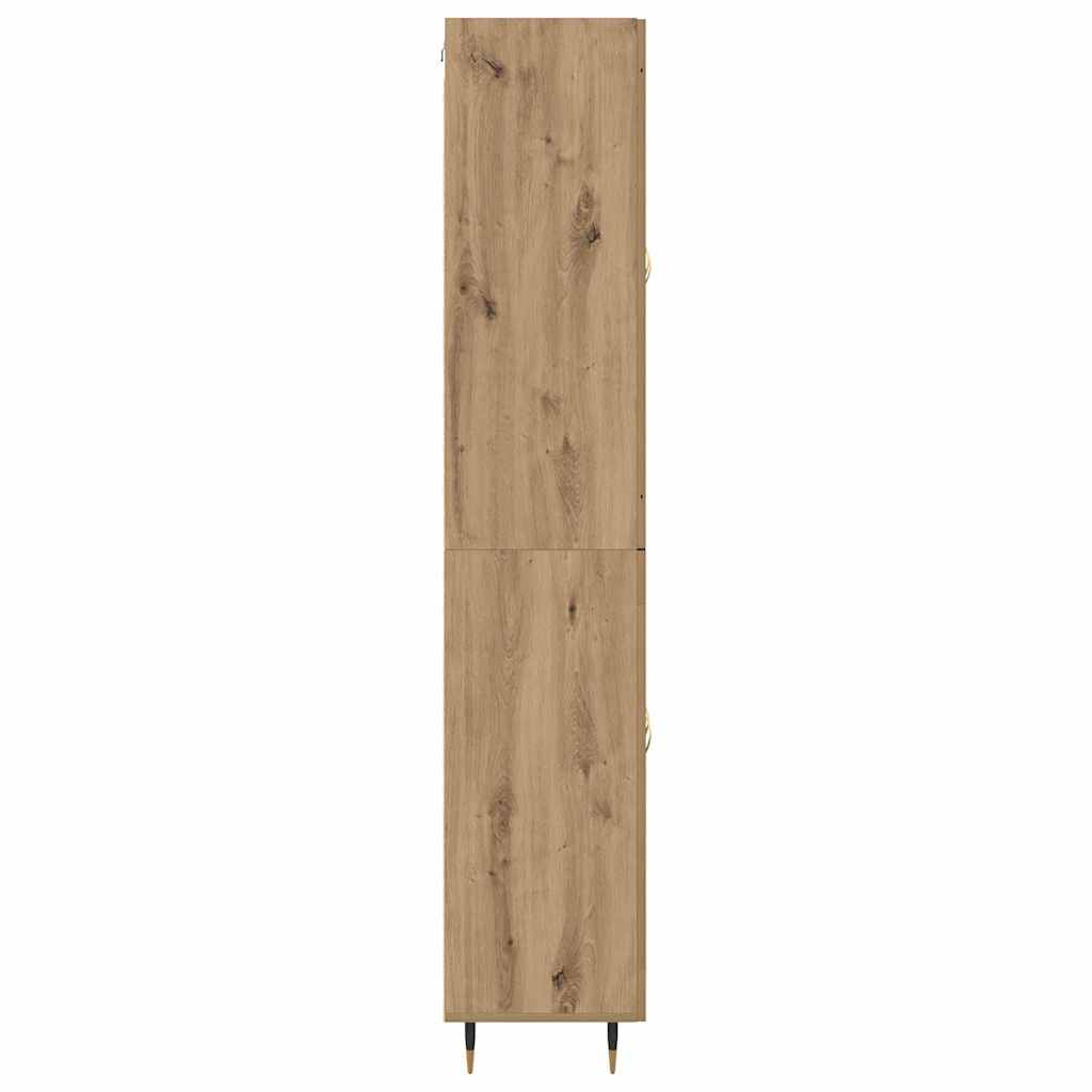 Highboard 2 pcs Artisan Oak Engineered Wood