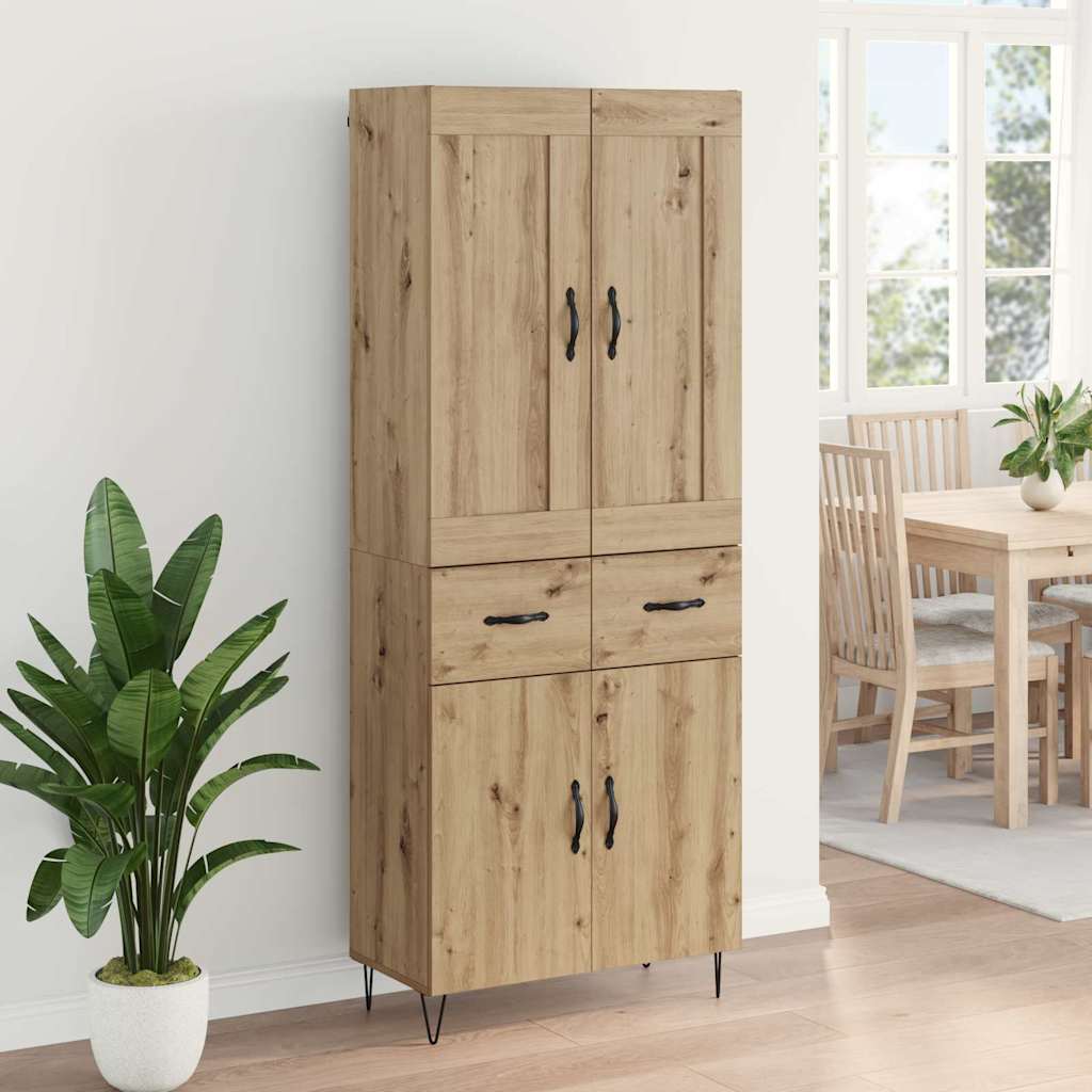 Highboard Artisan Oak 69.5 x 34 x 180 cm Engineered Wood