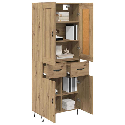 Highboard Artisan Oak 69.5 x 34 x 180 cm Engineered Wood