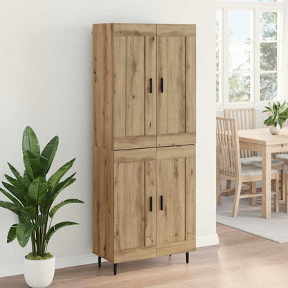 Highboard 2 pcs Artisan Oak 69.5 x 34 x 180 cm Engineered Wood