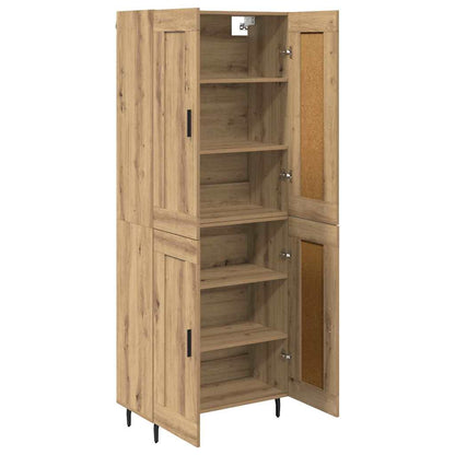 Highboard 2 pcs Artisan Oak 69.5 x 34 x 180 cm Engineered Wood
