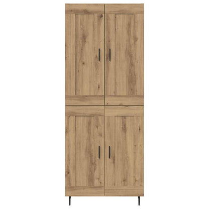 Highboard 2 pcs Artisan Oak 69.5 x 34 x 180 cm Engineered Wood