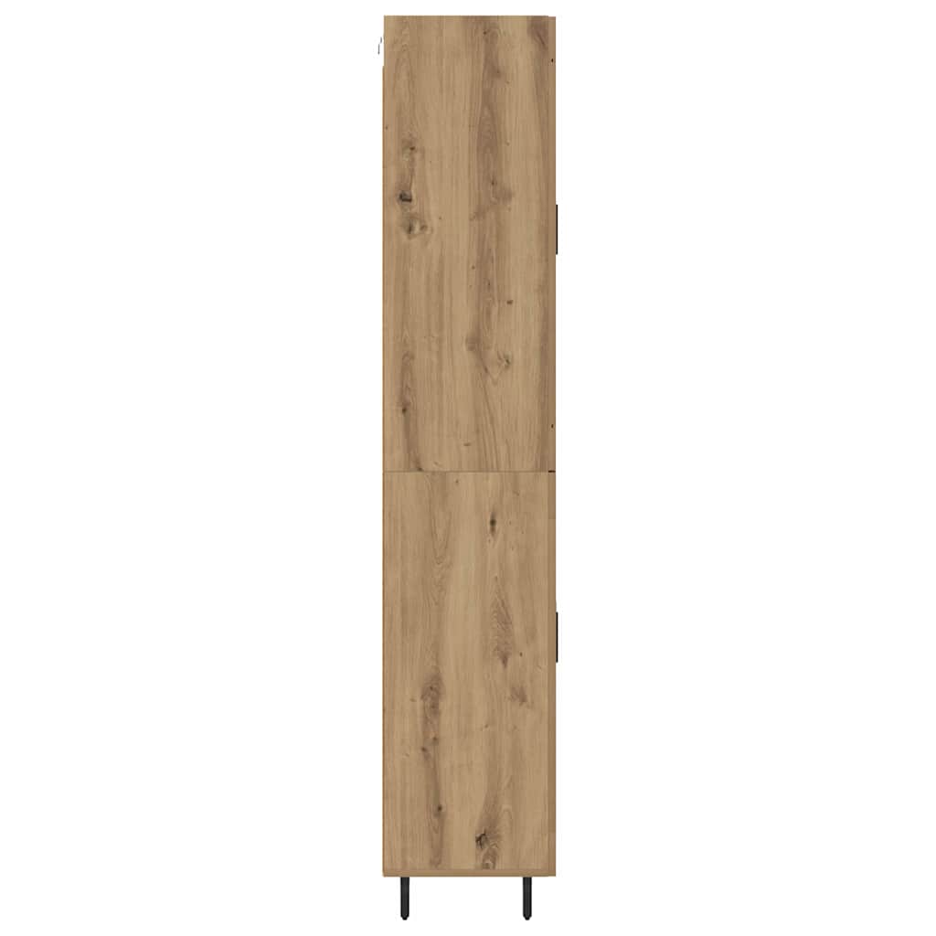 Highboard 2 pcs Artisan Oak 69.5 x 34 x 180 cm Engineered Wood