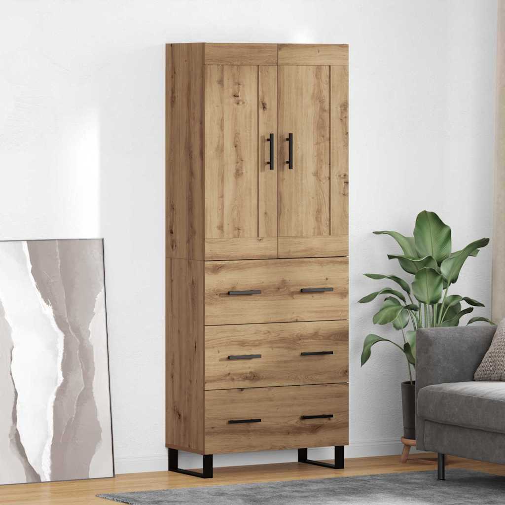 Highboard Artisan Oak 69.5 x 34 x 180 cm Engineered Wood