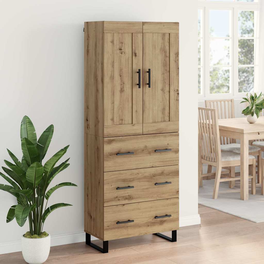 Highboard Artisan Oak 69.5 x 34 x 180 cm Engineered Wood